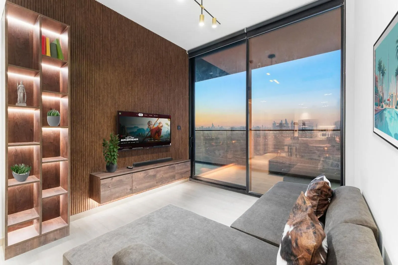 Full Dubai Skyline View Lux 1 Bedroom Jvc