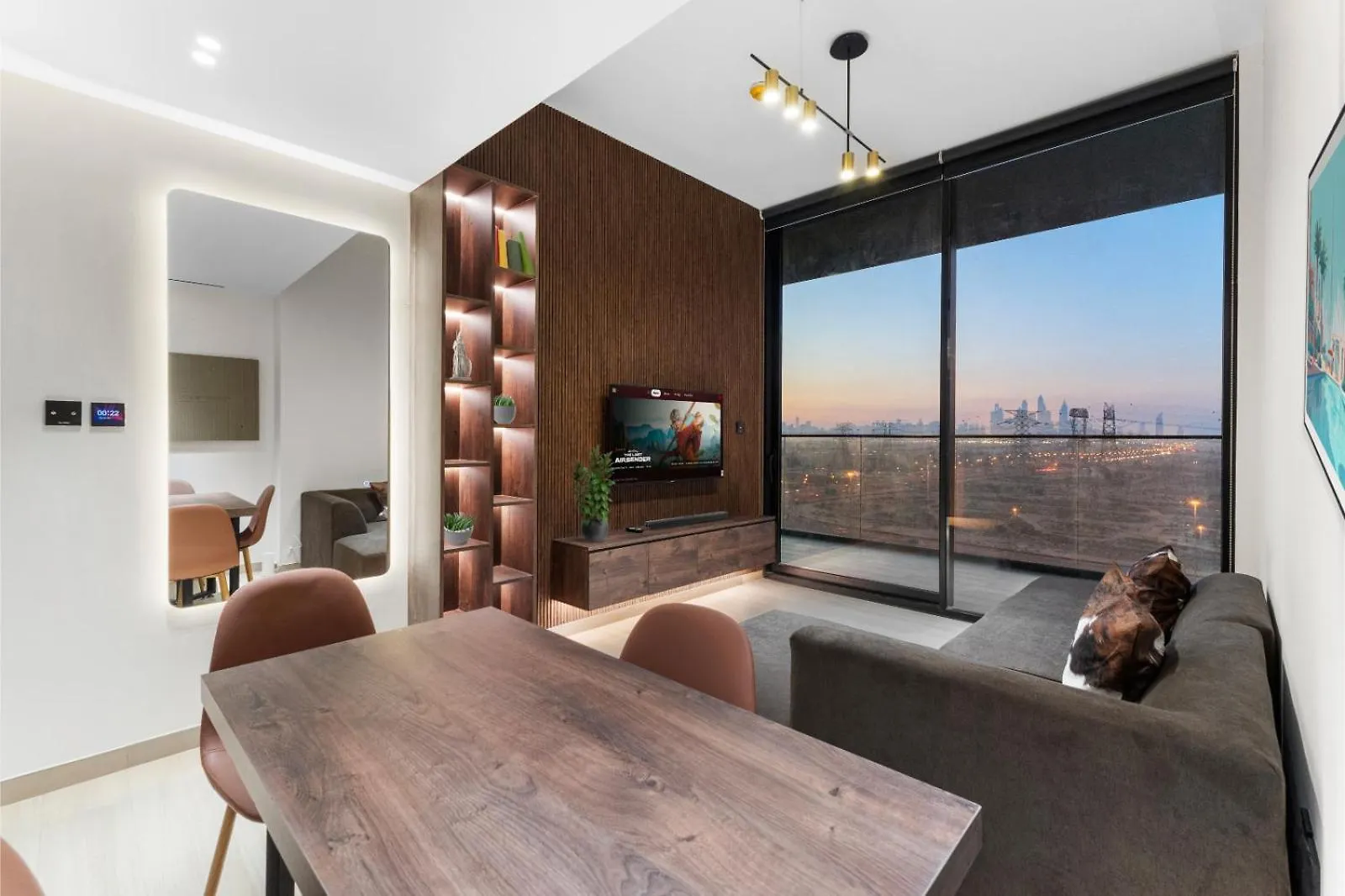 Full Dubai Skyline View Lux 1 Bedroom Jvc
